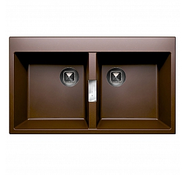 Мойка кухонная Tolero Loft TL-862 86 см коричневая