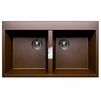 Мойка кухонная Tolero Loft TL-862 86 см коричневая