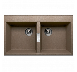 Мойка кухонная Tolero Loft TL-862 86 см темно-бежевая