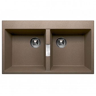 Мойка кухонная Tolero Loft TL-862 86 см темно-бежевая