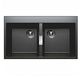 Мойка кухонная Tolero Loft TL-862 86 см черная