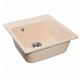 Мойка кухонная GranFest Quarz GF-Z48 48 см бежевая