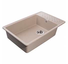 Мойка кухонная GranFest Quarz GF-ZL51 75 см песочная