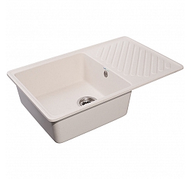 Мойка кухонная GranFest Quarz GF-ZL52 75 см белая