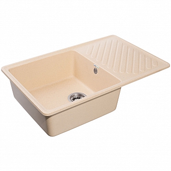 Мойка кухонная GranFest Quarz GF-ZL52 75 см бежевая