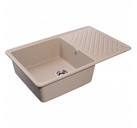 Мойка кухонная GranFest Quarz GF-ZL52 75 см песочная