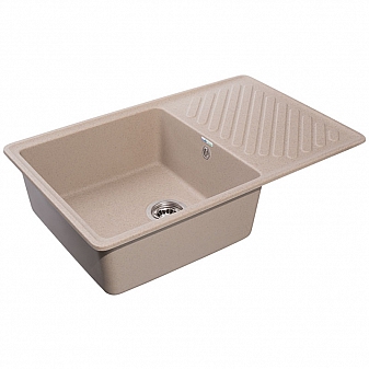 Мойка кухонная GranFest Quarz GF-ZL52 75 см песочная
