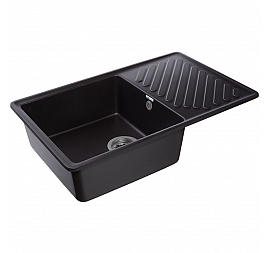 Мойка кухонная GranFest Quarz GF-ZL52 75 см черная