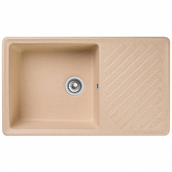 Мойка кухонная GranFest Quarz GF-ZL53 85 см бежевая