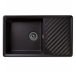 Мойка кухонная GranFest Quarz GF-ZL53 85 см черная