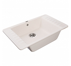 Мойка кухонная GranFest Quarz GF-ZW71 75 см белая