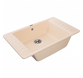 Мойка кухонная GranFest Quarz GF-ZW71 75 см бежевая