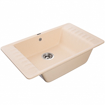 Мойка кухонная GranFest Quarz GF-ZW71 75 см бежевая