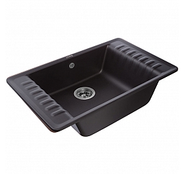 Мойка кухонная GranFest Quarz GF-ZW71 75 см черная