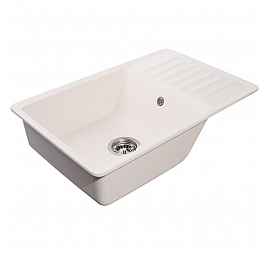 Мойка кухонная GranFest Quarz GF-ZW72 75 см белая