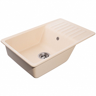 Мойка кухонная GranFest Quarz GF-ZW72 75 см бежевая