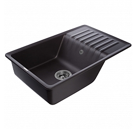 Мойка кухонная GranFest Quarz GF-ZW73 85 см черная