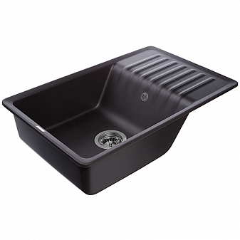 Мойка кухонная GranFest Quarz GF-ZW73 85 см черная