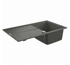 Мойка кухонная Grohe K400 Composite 31640AT0 86 см серый гранит