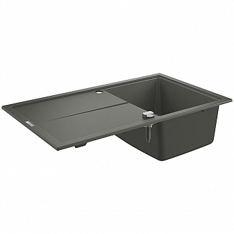 Мойка кухонная Grohe K400 Composite 31640AT0 86 см серый гранит