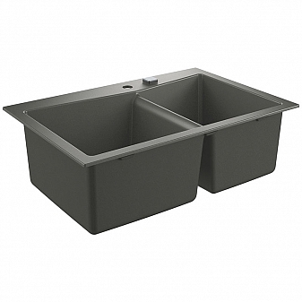 Мойка кухонная Grohe K700 Composite 31657AT0 85 см серый гранит