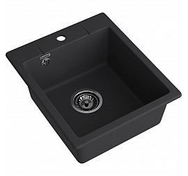 Мойка кухонная GranFest Urban 242 42 см черная