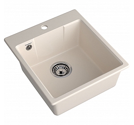 Мойка кухонная GranFest Urban 644 44 см белая