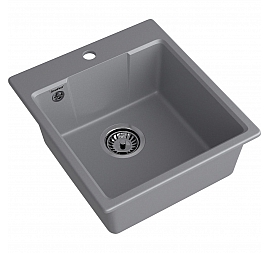 Мойка кухонная GranFest Urban 644 44 см темно-серая