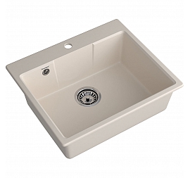 Мойка кухонная GranFest Urban 658 58 см белая