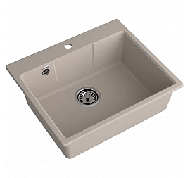 Мойка кухонная GranFest Urban 658 58 см песочная