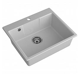 Мойка кухонная GranFest Urban 658 58 см серая