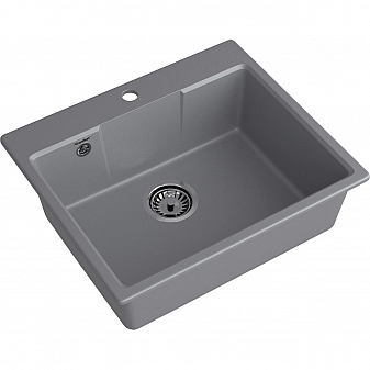 Мойка кухонная GranFest Urban 658 58 см темно-серая