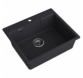 Мойка кухонная GranFest Urban 658 58 см черная