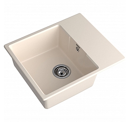 Мойка кухонная GranFest Urban 658L 58 см белая