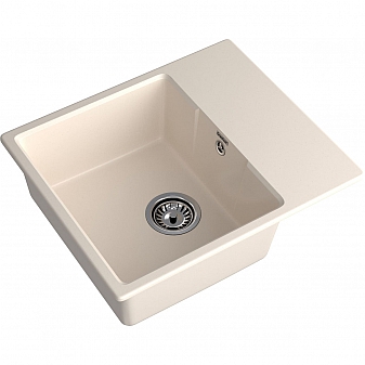 Мойка кухонная GranFest Urban 658L 58 см белая