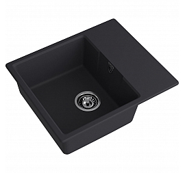 Мойка кухонная GranFest Urban 658L 58 см черная