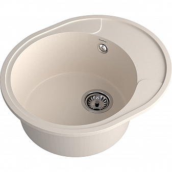 Мойка кухонная GranFest Urban 857L 57 см белая