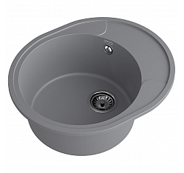 Мойка кухонная GranFest Urban 857L 57 см темно-серая