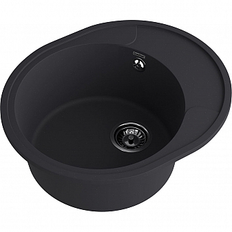 Мойка кухонная GranFest Urban 857L 57 см черная