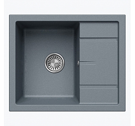Мойка кухонная Tolero R-107 943551 60 см грей