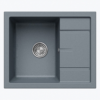 Мойка кухонная Tolero R-107 943551 60 см грей
