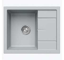 Мойка кухонная Tolero R-107 943568 60 см платина