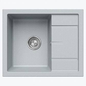 Мойка кухонная Tolero R-107 943568 60 см платина