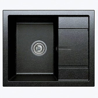 Мойка кухонная Tolero R-107 856035 60 см уголь