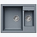 Мойка кухонная Tolero R-109 943612 62 см грей