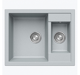 Мойка кухонная Tolero R-109 943629 62 см платина