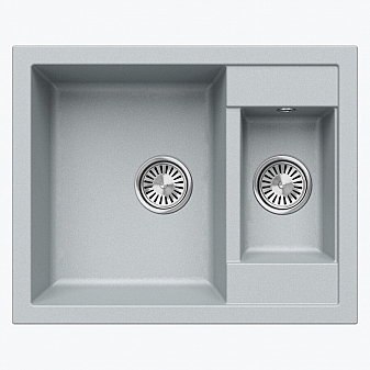 Мойка кухонная Tolero R-109 943629 62 см платина