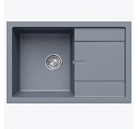 Мойка кухонная Tolero R-112 943650 76 см грей