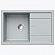 Мойка кухонная Tolero R-112 943667 76 см платина
