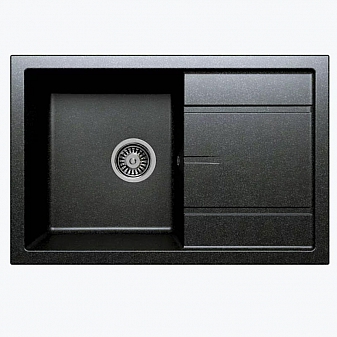 Мойка кухонная Tolero R-112 855946 76 см уголь
